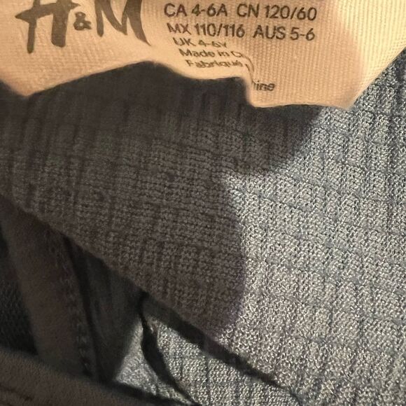 H&M Tulle-skirt  Blue Dress 5-6 - Picture 5 of 6